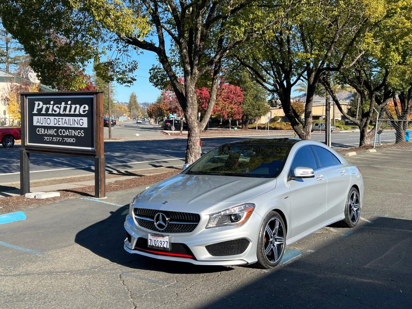 Ceramic Coated Silver Mercedes