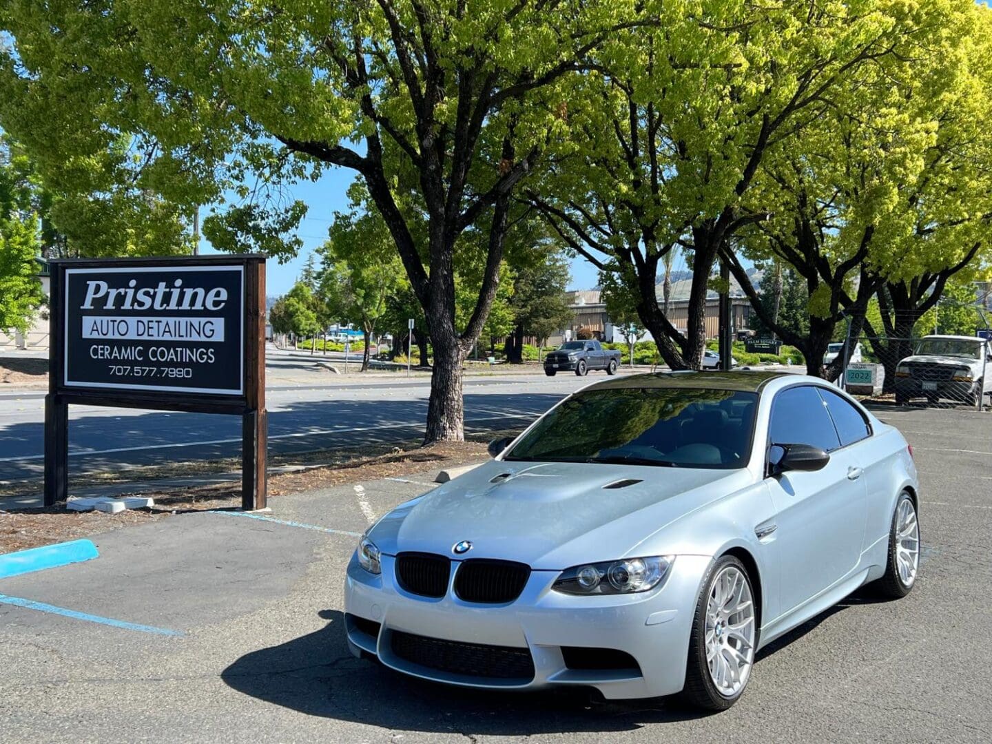 Ceramic Coated Silver BMW
